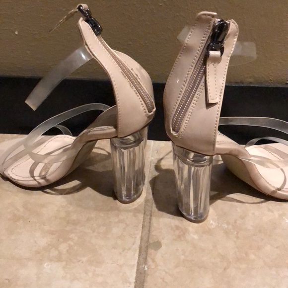 Public desire triple clear strapped heels - Picture 5 of 6